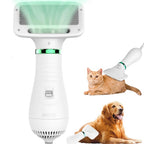 Escova Secadora Pet Portatil Profissional 2 Em 1 Banho E Tosa Cachorro e Gato