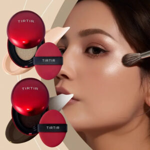 Base Cushion Red Glow – Pele Impecável em Segundos