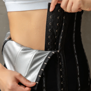 Cinta Modeladora Efeito Sauna - FIT MULHER Modela Cintura, Queima Calorias, Barbatanas de Aço